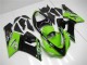 2005-2006 Green Glossy Black Elf Kawasaki ZX6R Motorcycle Fairings Australia