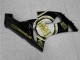 2005-2006 Glossy Black White Gold Lucky Strike Kawasaki ZX6R Motorcycle Fairings Australia