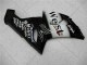 2005-2006 Glossy Black White West Kawasaki ZX6R Motorcycle Fairings Australia
