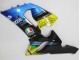 2005-2006 Blue Yellow Black Shark Kawasaki ZX6R Motorcycle Fairings Australia
