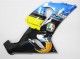 2005-2006 Blue Yellow Black Shark Kawasaki ZX6R Motorcycle Fairings Australia