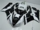 2005-2006 White Glossy Black Kawasaki ZX6R Motorcycle Fairings Australia