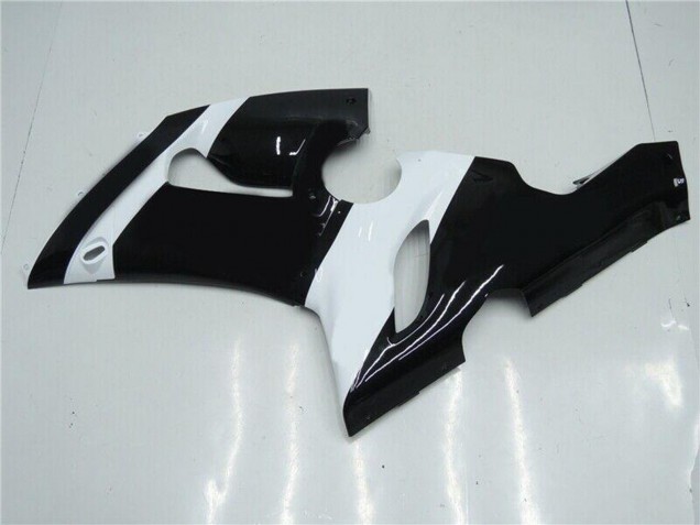 2005-2006 White Glossy Black Kawasaki ZX6R Motorcycle Fairings Australia