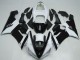 2005-2006 White Glossy Black Kawasaki ZX6R Motorcycle Fairings Australia