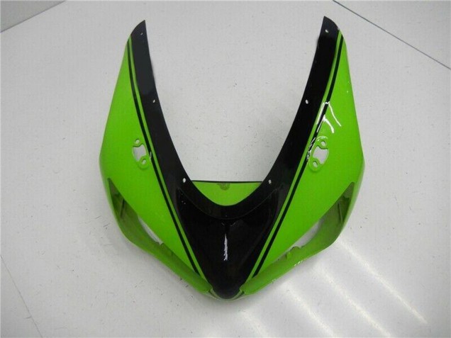 2005-2006 Green Glossy Black Kawasaki ZX6R Motorcycle Fairing Australia