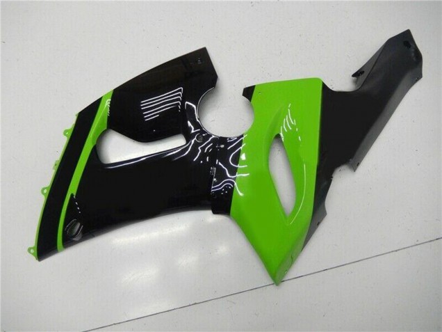 2005-2006 Green Glossy Black Kawasaki ZX6R Motorcycle Fairing Australia