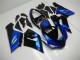 2005-2006 Blue Glossy Black Kawasaki ZX6R Motorcycle Fairing Kits Australia