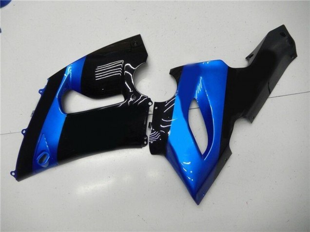 2005-2006 Blue Glossy Black Kawasaki ZX6R Motorcycle Fairing Kits Australia