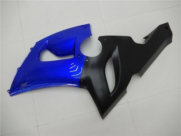 2005-2006 Blue Matte Black Kawasaki ZX6R Motorcycle Fairings Australia