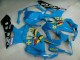 2005-2006 Blue Gold Black Rizla Suzuki GSXR 1000 Motorcycle Fairings Australia