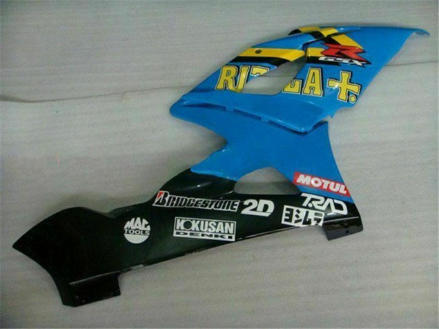 2005-2006 Blue Gold Black Rizla Suzuki GSXR 1000 Motorcycle Fairings Australia