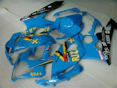 2005-2006 Blue Gold Black Rizla Suzuki GSXR 1000 Motorcycle Fairings Australia