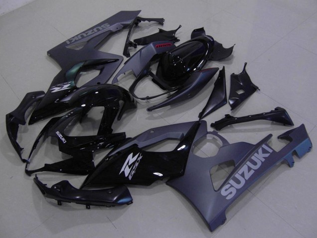 2005-2006 Glossy Black Matte Black Suzuki GSXR 1000 Motorcycle Fairings Kit Australia