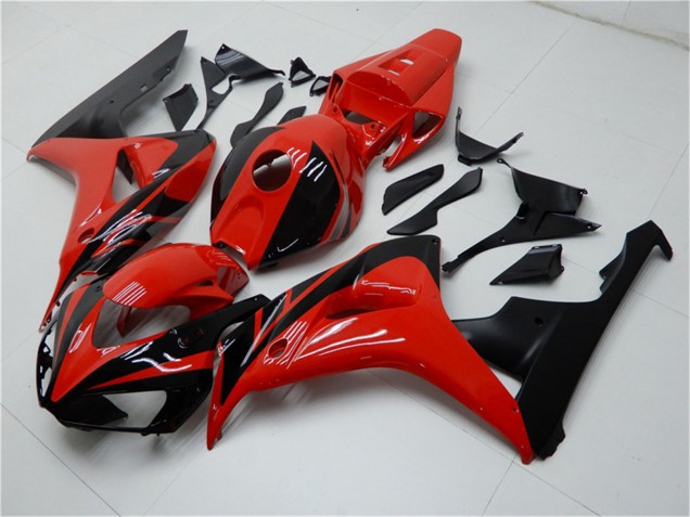 2006-2007 Red Glossy Black Honda CBR1000RR Motorcycle Fairings Kits Australia