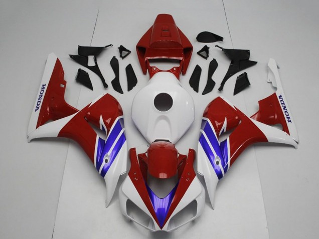 2006-2007 White Red Blue Honda CBR1000RR Motorcycle Fairing Australia