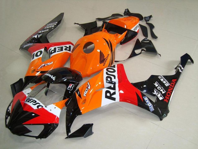 2006-2007 Orange White Red Glossy Black New Repsol Honda CBR1000RR Motorcycle Fairings Australia