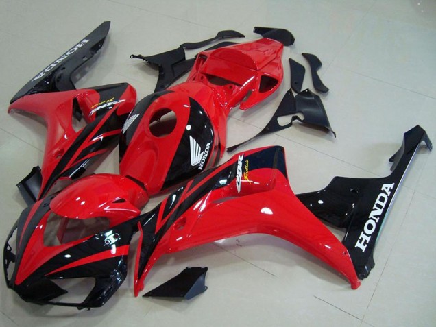 2006-2007 Red Glossy Black Honda CBR1000RR Motorcycle Fairing Kits Australia