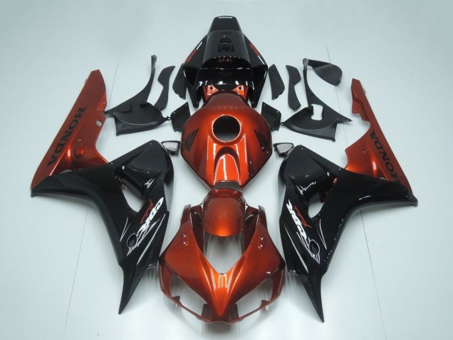 2006-2007 Red Glossy Black Honda CBR1000RR Motorcycle Fairing Australia