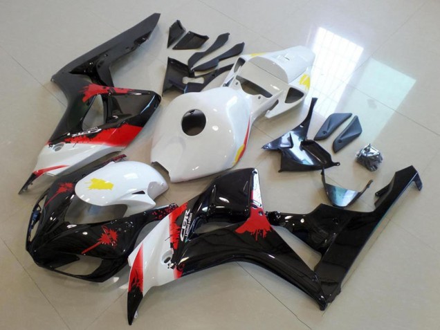 2006-2007 White Red Glossy Black Honda CBR1000RR Bike Fairings Australia