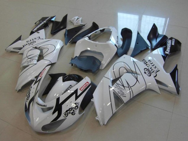 2006-2007 White Black Red Motul Corona Extra Kawasaki ZX10R Motorcycle Fairings Australia