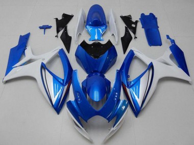 2006-2007 White Blue Suzuki GSXR 600/750 Motorcycle Fairings Australia