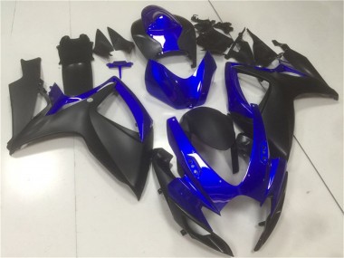 2006-2007 Blue Matte Black Suzuki GSXR 600/750 Motorcycle Fairings Australia