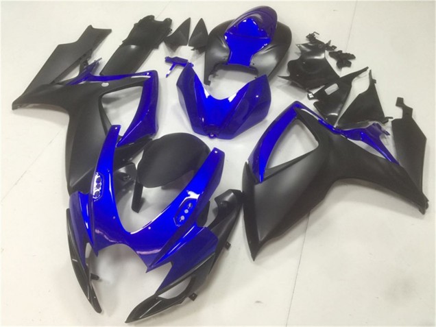 2006-2007 Blue Matte Black Suzuki GSXR 600/750 Motorcycle Fairings Australia