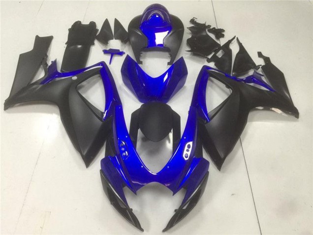 2006-2007 Blue Matte Black Suzuki GSXR 600/750 Motorcycle Fairings Australia