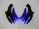 2006-2007 Blue Glossy Black Suzuki GSXR 600/750 Motorcycle Fairings Australia
