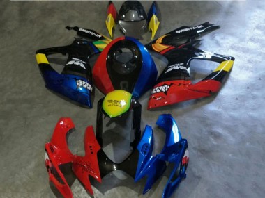 2006-2007 Red Blue Yellow Suzuki GSXR 600/750 Motorcycle Fairings Australia