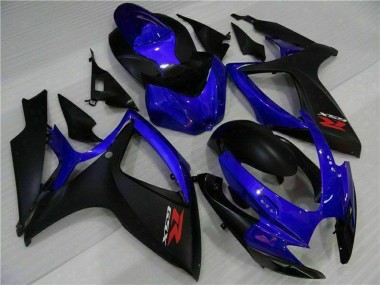 2006-2007 Blue Matte Black Red Suzuki GSXR 600/750 Motorcycle Fairings Australia
