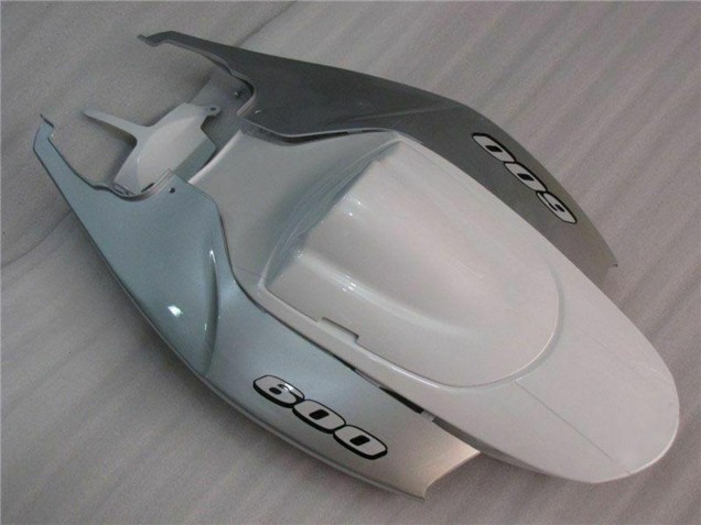 2006-2007 White Silver Suzuki GSXR 600/750 Motorcycle Fairings Australia