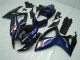2006-2007 Glossy Black Blue Suzuki GSXR 600/750 Motorcycle Fairings Australia