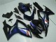 2006-2007 Glossy Black Blue Suzuki GSXR 600/750 Motorcycle Fairings Australia