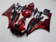 2006-2007 Red Matte Black Yamaha YZF R6 Motorcycle Fairing Kits Australia
