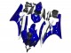 2006-2007 Blue White Black Yamaha YZF R6 Motorcycle Fairings Australia