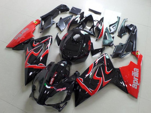 2006-2011 Glossy Black Red Aprilia RS125 Motorcycle Fairing Australia