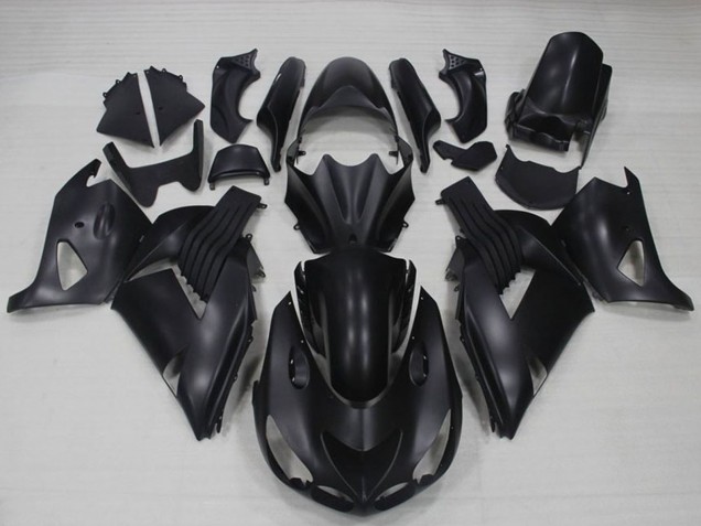 2006-2011 Matte Black Kawasaki ZX14R ZZR1400 Motorcycle Fairings Australia