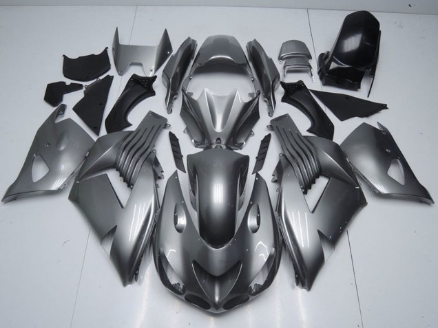 2006-2011 Glossy Grey Kawasaki ZX14R ZZR1400 Motorcycle Fairings Australia