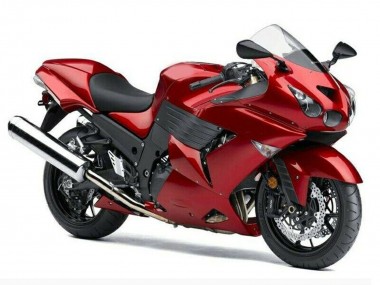 2006-2011 Red Kawasaki ZX14R ZZR1400 Motorcycle Fairings Australia