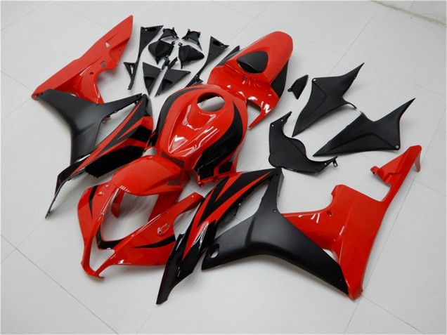 2007-2008 Red Matte Black Honda CBR600RR Bike Fairings Australia