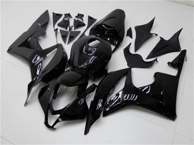 2007-2008 Glossy Black Honda CBR600RR Motorcycle Fairings Australia