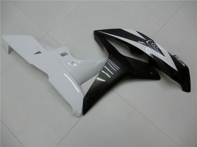 2007-2008 White Glossy Black Honda CBR600RR Bike Fairings Australia