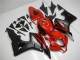 2007-2008 Red Matte Black with Decals Honda CBR600RR Motorcycle Fairings Australia