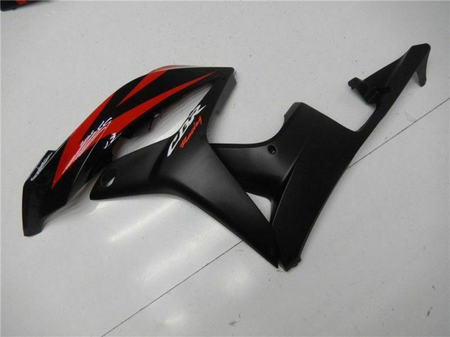 2007-2008 Red Matte Black with Decals Honda CBR600RR Motorcycle Fairings Australia