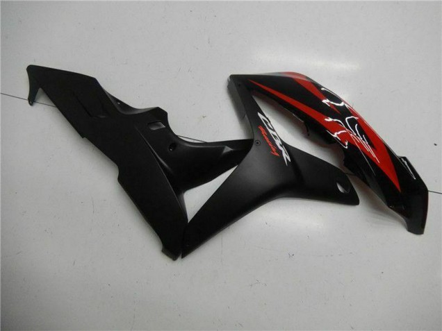2007-2008 Red Matte Black with Decals Honda CBR600RR Motorcycle Fairings Australia