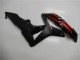 2007-2008 Red Matte Black with Decals Honda CBR600RR Motorcycle Fairings Australia