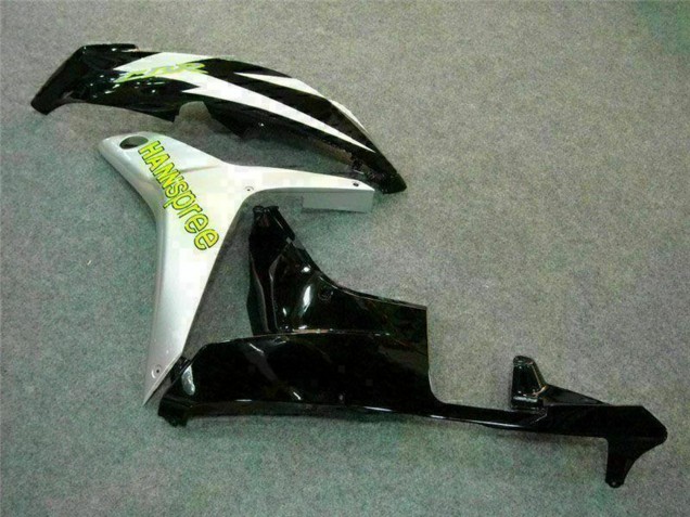 2007-2008 White Green Glossy Black Hannspree Honda CBR600RR Motorcycle Fairing Australia