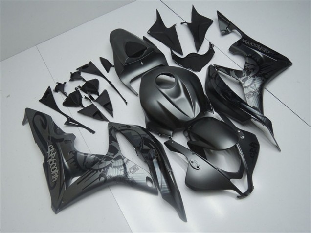 2007-2008 Matte Black Graffiti Honda CBR600RR Motorcycle Fairings Australia