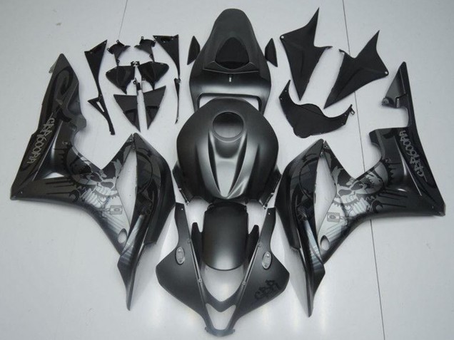 2007-2008 Matte Black Graffiti Honda CBR600RR Motorcycle Fairings Australia